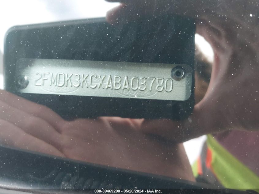 2010 Ford Edge Limited VIN: 2FMDK3KCXABA03780 Lot: 39469200