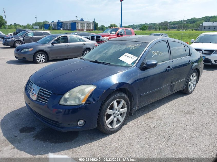 2004 Nissan Maxima 3.5 Sl VIN: 1N4BA41E44C925365 Lot: 39469240