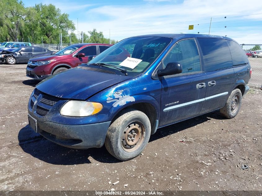 2001 Dodge Caravan Se VIN: 1B4GP25301B243089 Lot: 39469252