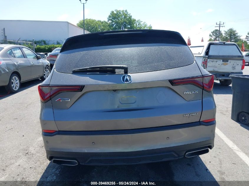 2022 Acura Mdx A-Spec Package VIN: 5J8YE1H01NL033451 Lot: 39469255