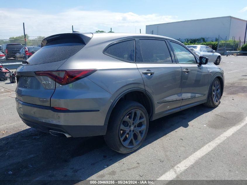 2022 Acura Mdx A-Spec Package VIN: 5J8YE1H01NL033451 Lot: 39469255