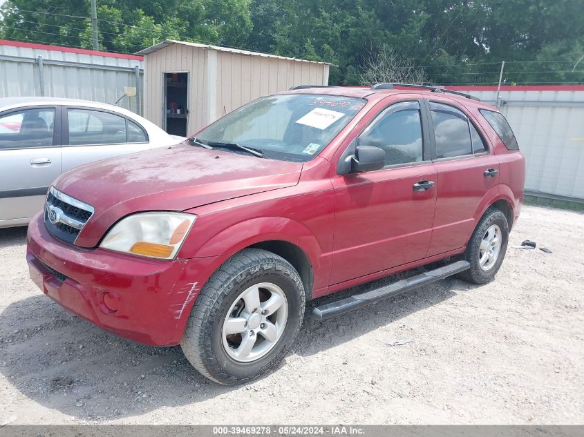 2009 Kia Sorento Lx VIN: KNDJD735895882463 Lot: 39469278