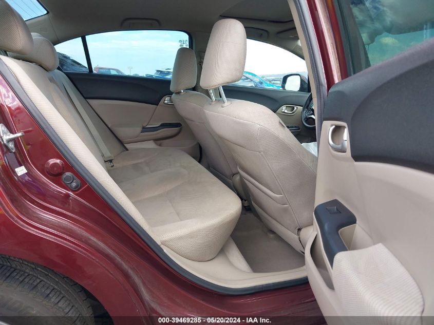 2012 Honda Civic Ex VIN: 19XFB2F84CE065796 Lot: 39469285