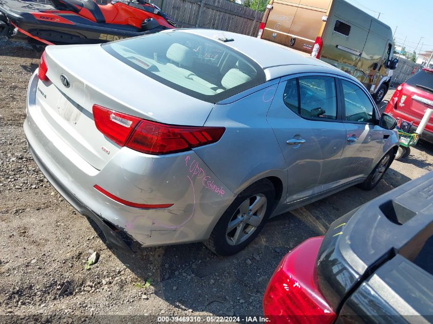 2014 Kia Optima Lx VIN: 5XXGM4A74EG285734 Lot: 39469310