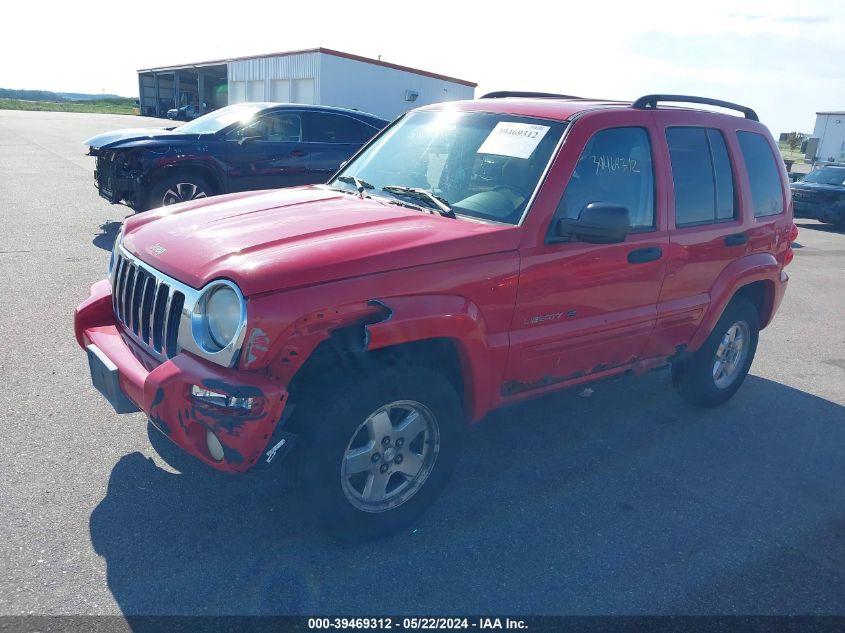 2002 Jeep Liberty Limited Edition VIN: 1J4GL58K12W319619 Lot: 39469312