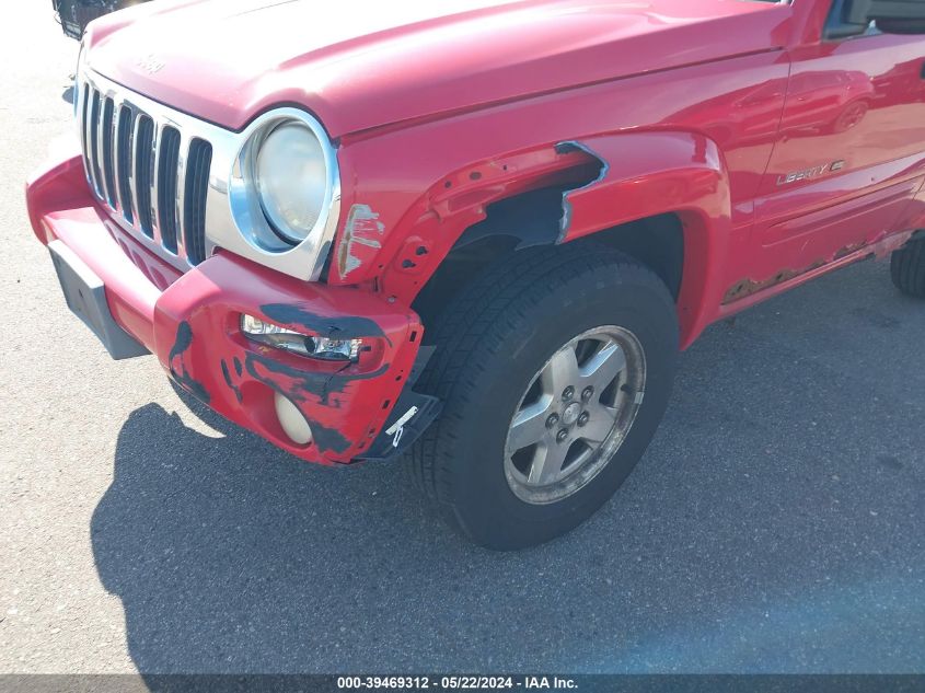 2002 Jeep Liberty Limited Edition VIN: 1J4GL58K12W319619 Lot: 39469312