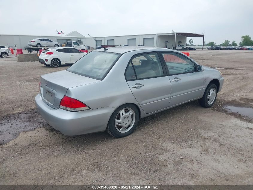 2006 Mitsubishi Lancer Es/Se VIN: JA3AJ26E86U055375 Lot: 39469320