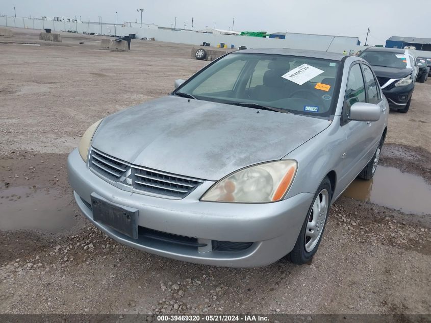 2006 Mitsubishi Lancer Es/Se VIN: JA3AJ26E86U055375 Lot: 39469320