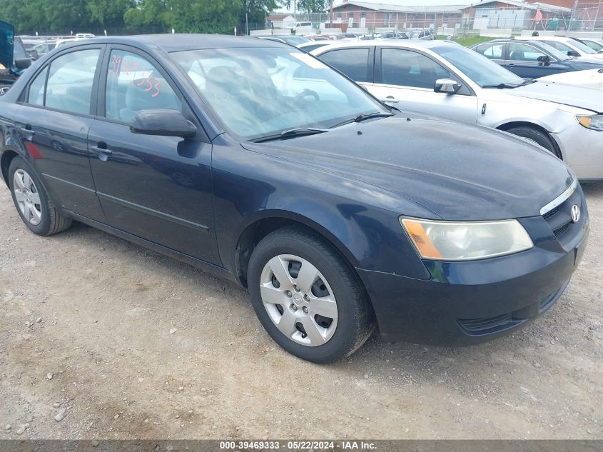 2008 Hyundai Sonata Gls VIN: 5NPET46CX8H390822 Lot: 39469333