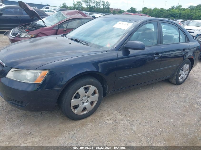 2008 Hyundai Sonata Gls VIN: 5NPET46CX8H390822 Lot: 39469333