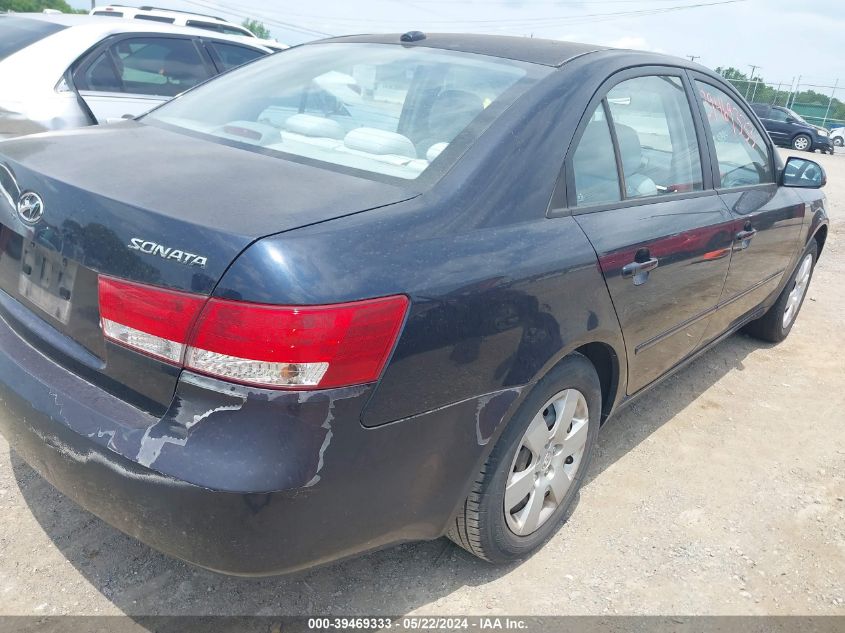 2008 Hyundai Sonata Gls VIN: 5NPET46CX8H390822 Lot: 39469333