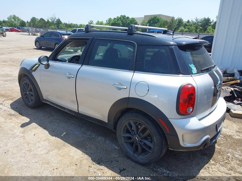 2013 Mini Countryman Cooper S VIN: WMWZC3C57DWP22010 Lot: 39469344