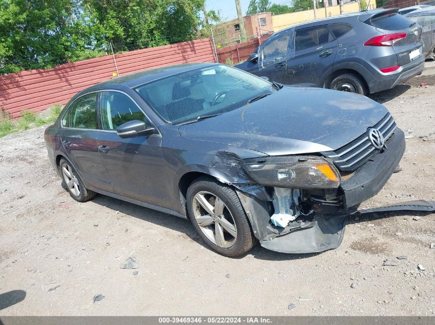 2013 VOLKSWAGEN PASSAT 2.5L SE - 1VWBH7A39DC135966