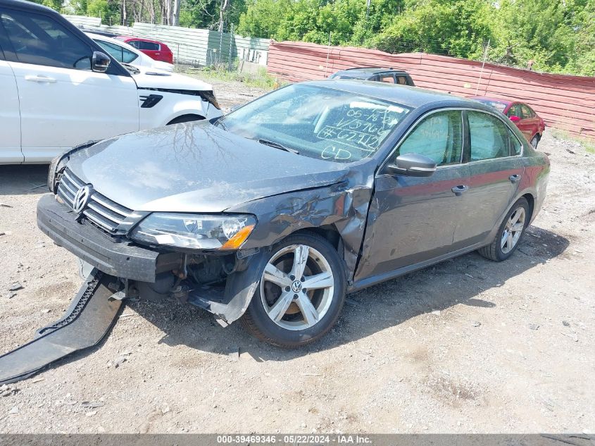 2013 Volkswagen Passat 2.5L Se VIN: 1VWBH7A39DC135966 Lot: 39469346