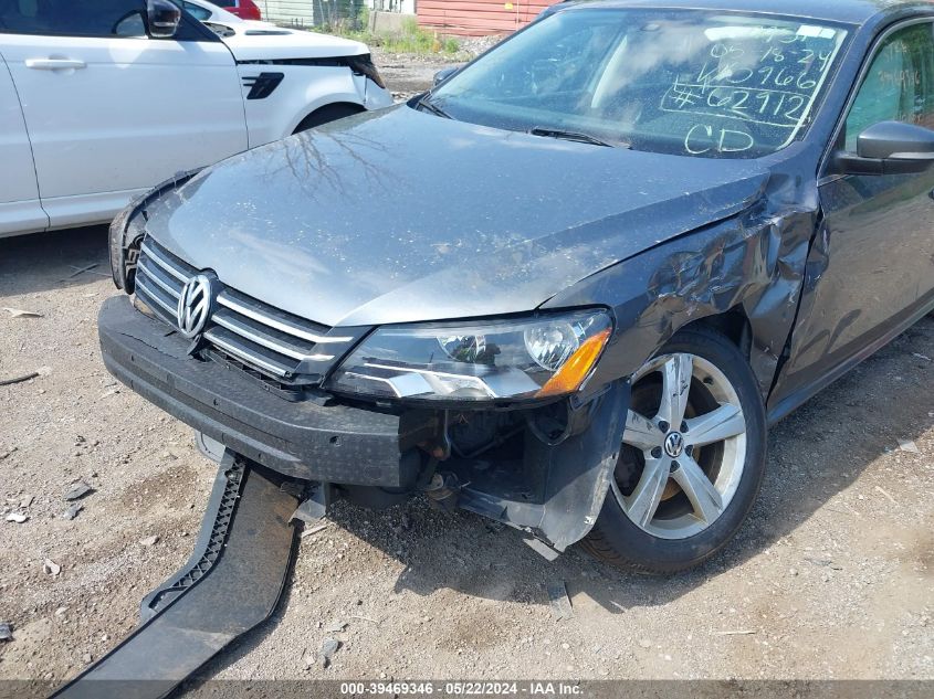 2013 VOLKSWAGEN PASSAT 2.5L SE - 1VWBH7A39DC135966