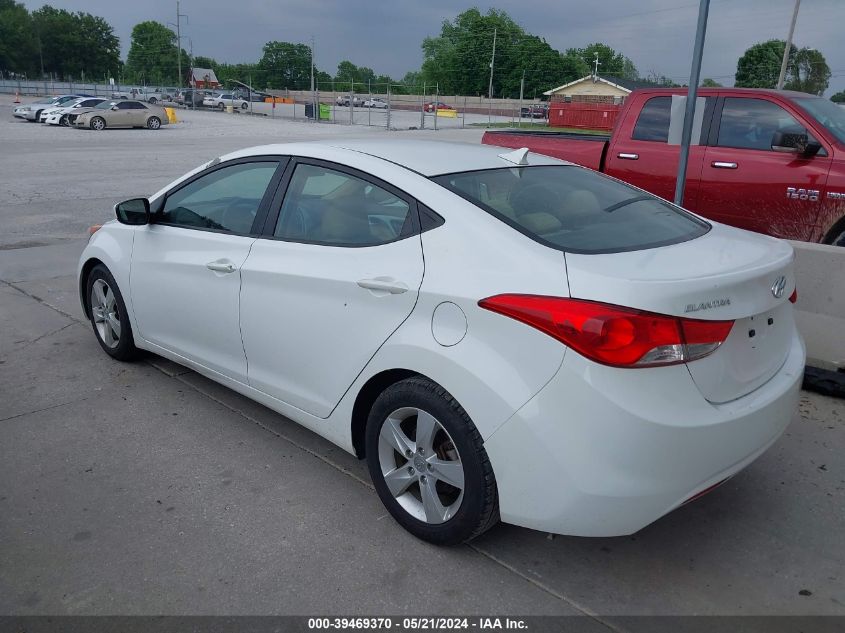 2013 Hyundai Elantra Gls VIN: 5NPDH4AE6DH361835 Lot: 39469370