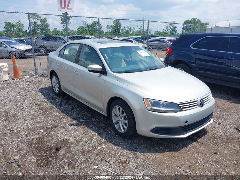 2011 Volkswagen Jetta 2.5L Se VIN: 3VWBZ7AJXBM381075 Lot: 39469400