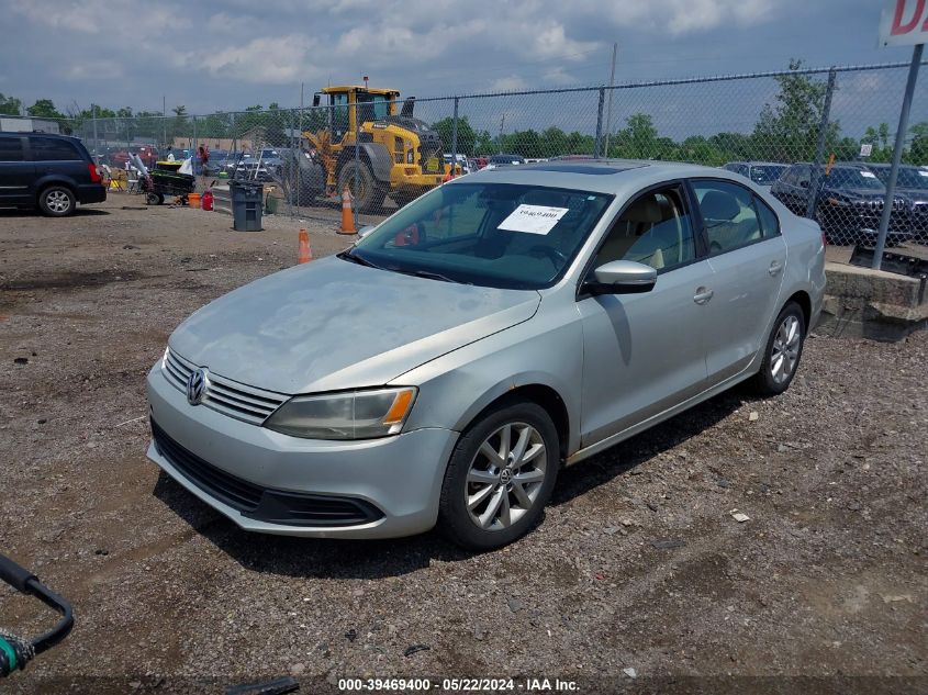 2011 Volkswagen Jetta 2.5L Se VIN: 3VWBZ7AJXBM381075 Lot: 39469400