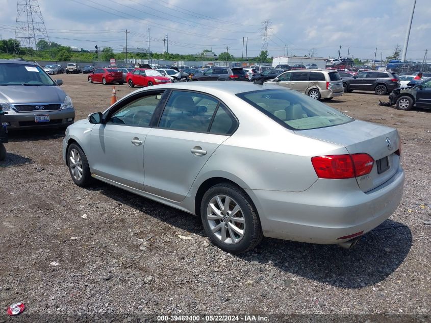 2011 Volkswagen Jetta 2.5L Se VIN: 3VWBZ7AJXBM381075 Lot: 39469400