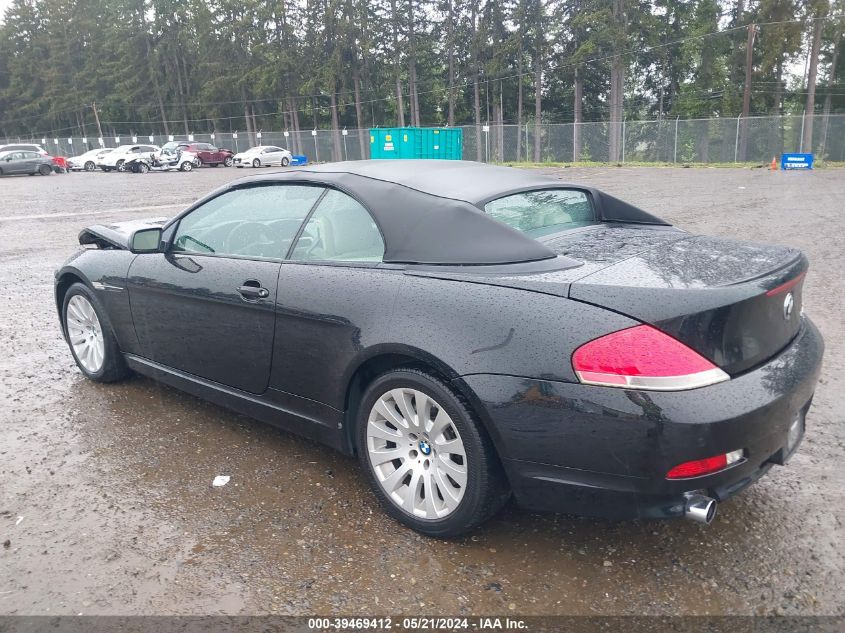 2005 BMW 645Ci VIN: WBAEK73405B323562 Lot: 39469412