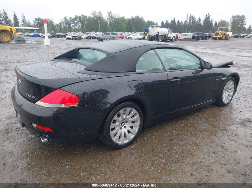 2005 BMW 645Ci VIN: WBAEK73405B323562 Lot: 39469412