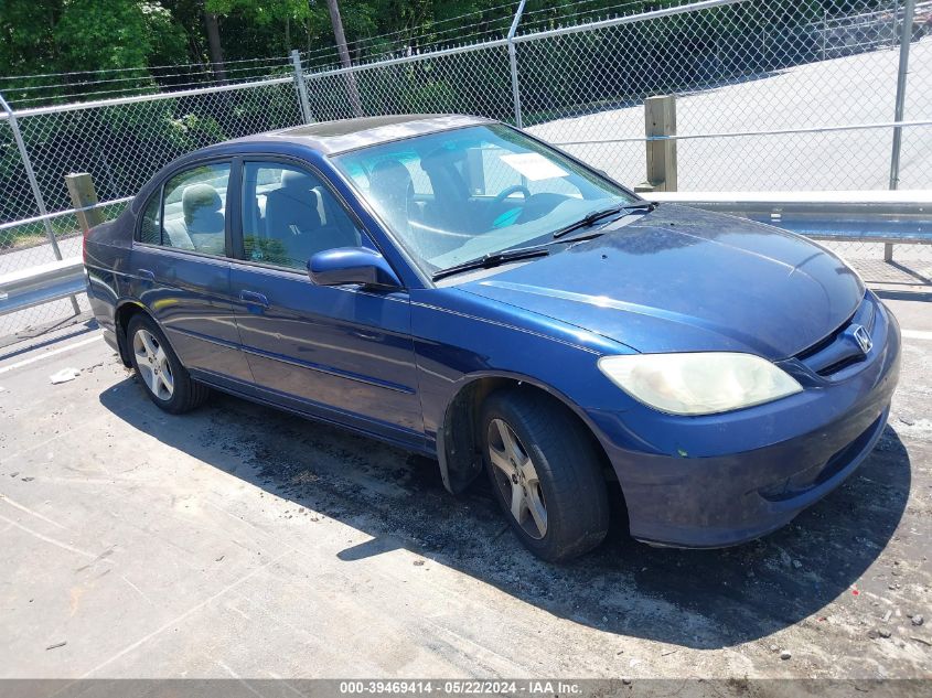 2004 Honda Civic Ex VIN: 2HGES26764H556266 Lot: 39469414