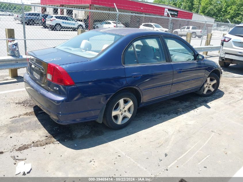 2004 Honda Civic Ex VIN: 2HGES26764H556266 Lot: 39469414