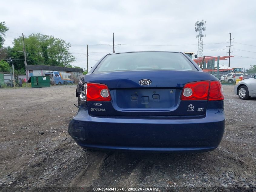 2007 Kia Optima Ex VIN: KNAGE123275101175 Lot: 39469415