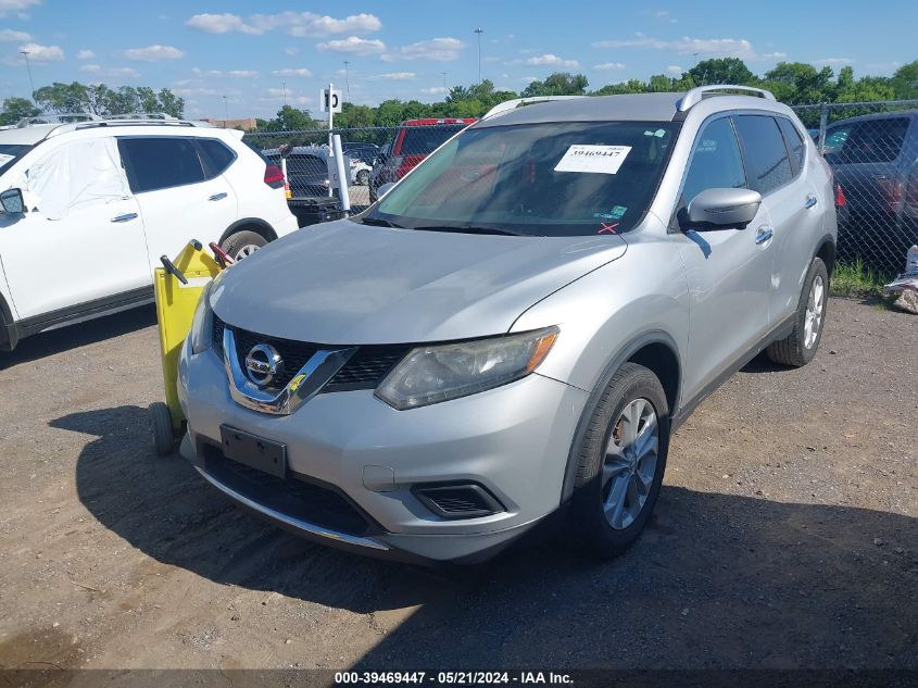 2015 Nissan Rogue Sv VIN: KNMAT2MV7FP571630 Lot: 39469447