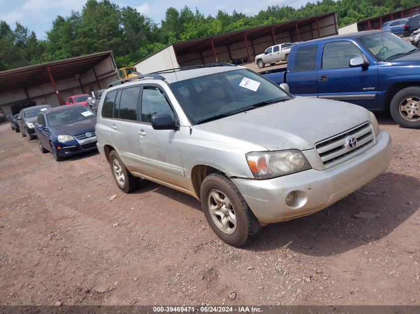 2006 Toyota Highlander VIN: JTEDD21AX60135502 Lot: 39469471