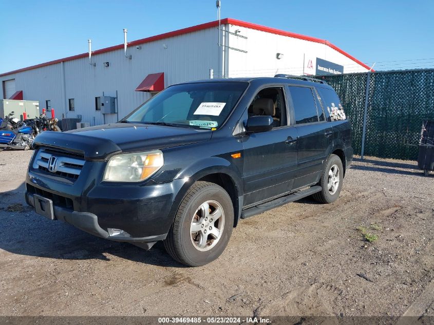 2006 Honda Pilot Ex-L VIN: 2HKYF18636H513013 Lot: 39469485