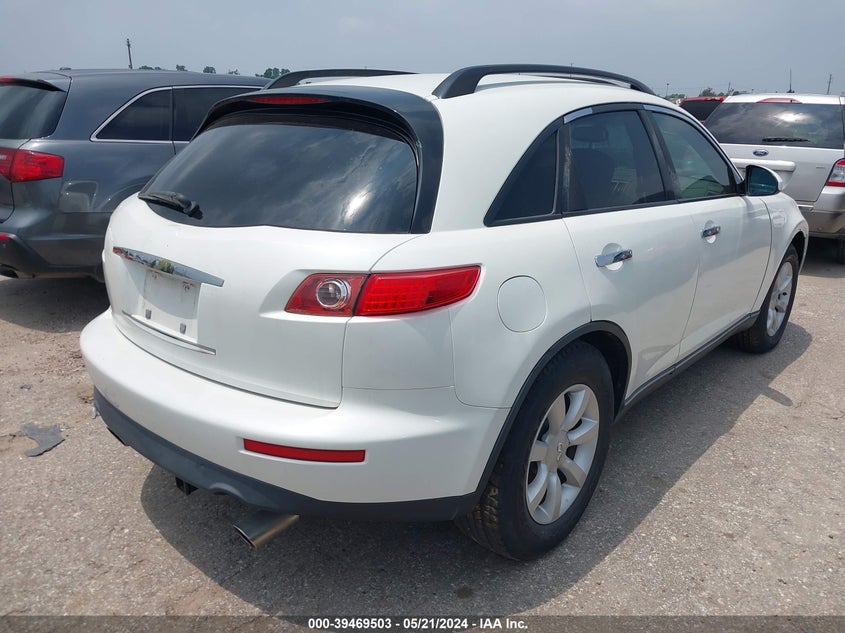 2004 Infiniti Fx35 VIN: JNRAS08U24X100071 Lot: 39469503