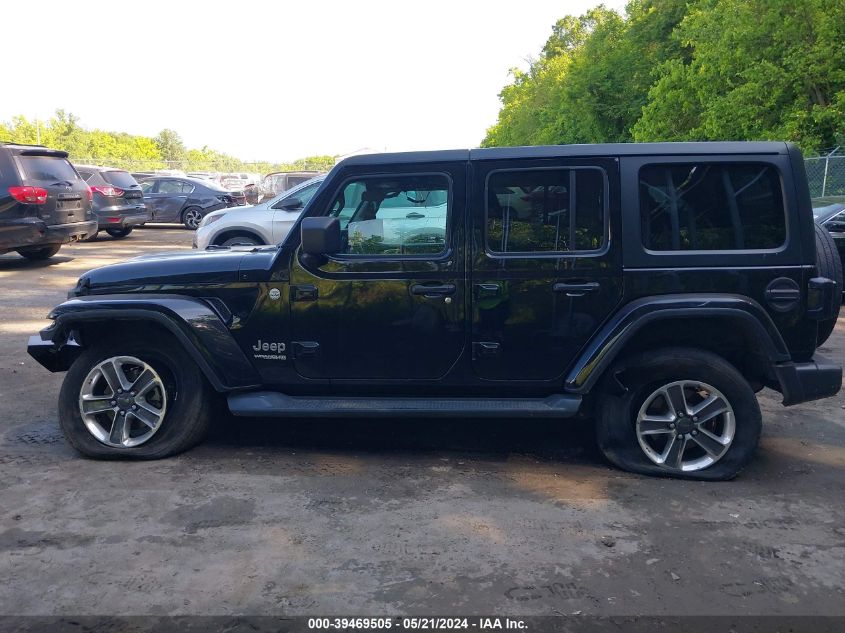 2020 Jeep Wrangler Unlimited Sahara 4X4 VIN: 1C4HJXEN4LW214147 Lot: 39469505