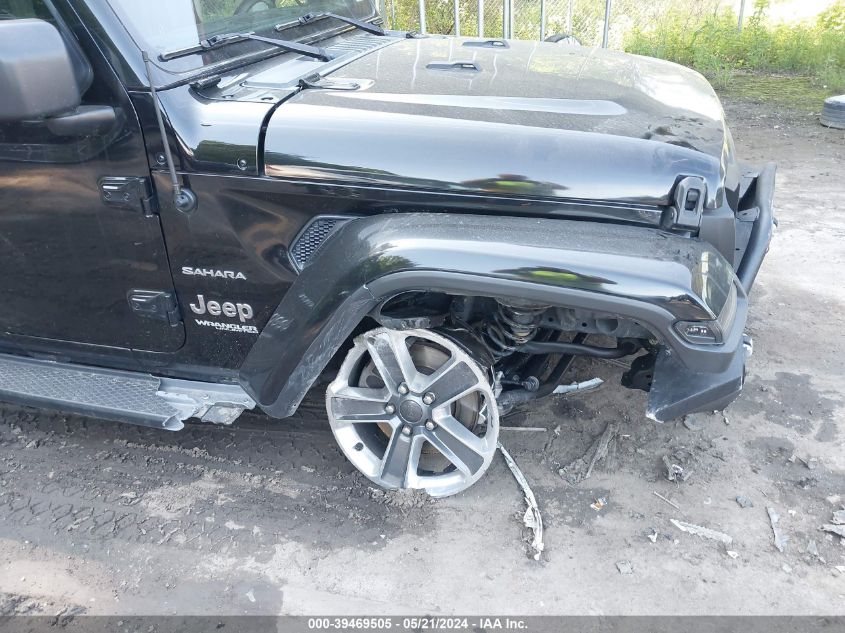 2020 Jeep Wrangler Unlimited Sahara 4X4 VIN: 1C4HJXEN4LW214147 Lot: 39469505
