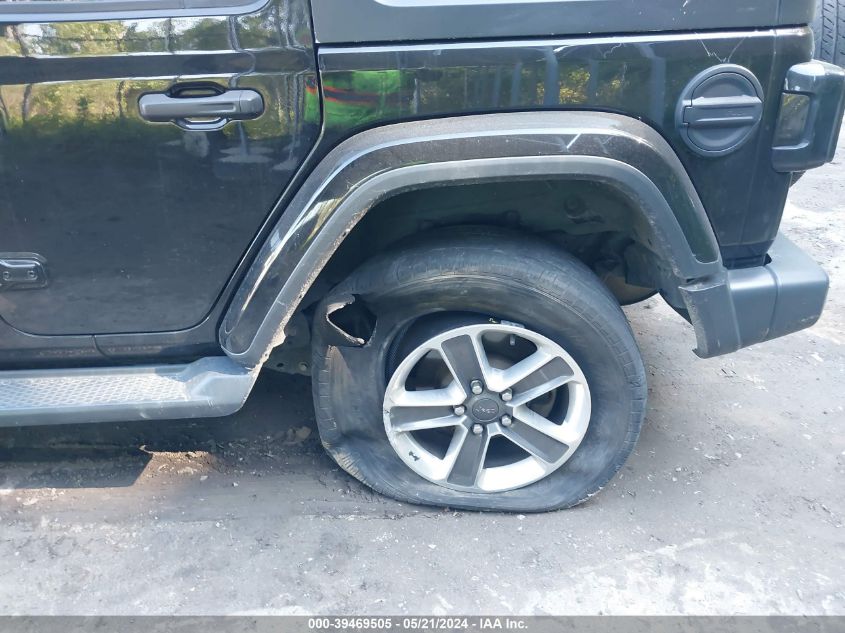 2020 Jeep Wrangler Unlimited Sahara 4X4 VIN: 1C4HJXEN4LW214147 Lot: 39469505