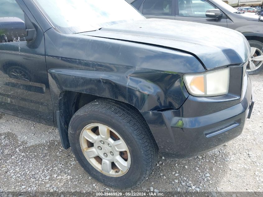 2006 Honda Ridgeline Rts VIN: 2HJYK16456H501379 Lot: 39469529