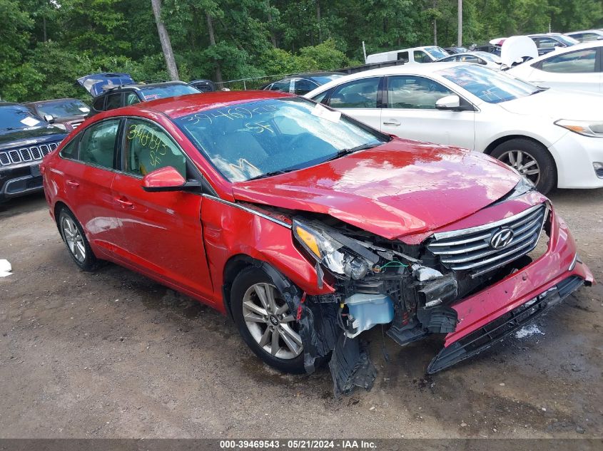 2017 Hyundai Sonata Se VIN: 5NPE24AF5HH511549 Lot: 39469543