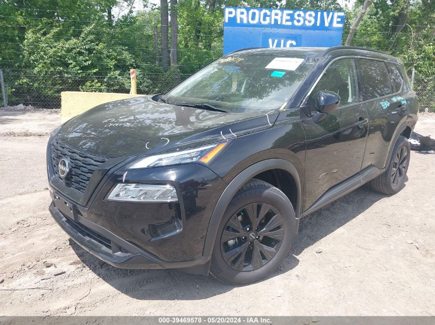 2023 Nissan Rogue Sv Intelligent Awd VIN: JN8BT3BB2PW202155 Lot: 39469578