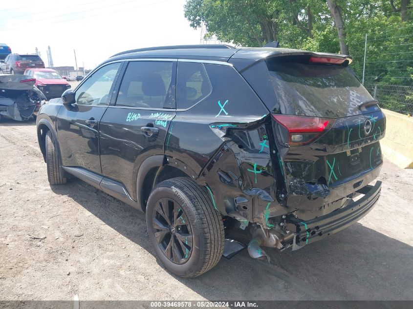 2023 Nissan Rogue Sv Intelligent Awd VIN: JN8BT3BB2PW202155 Lot: 39469578