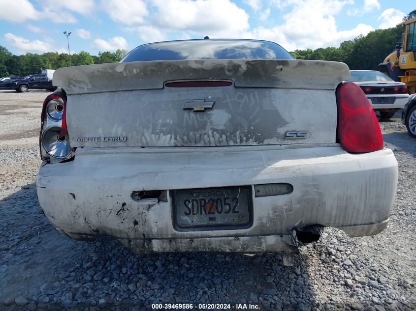 2006 Chevrolet Monte Carlo Ss VIN: 2G1WL15C269436379 Lot: 39469586