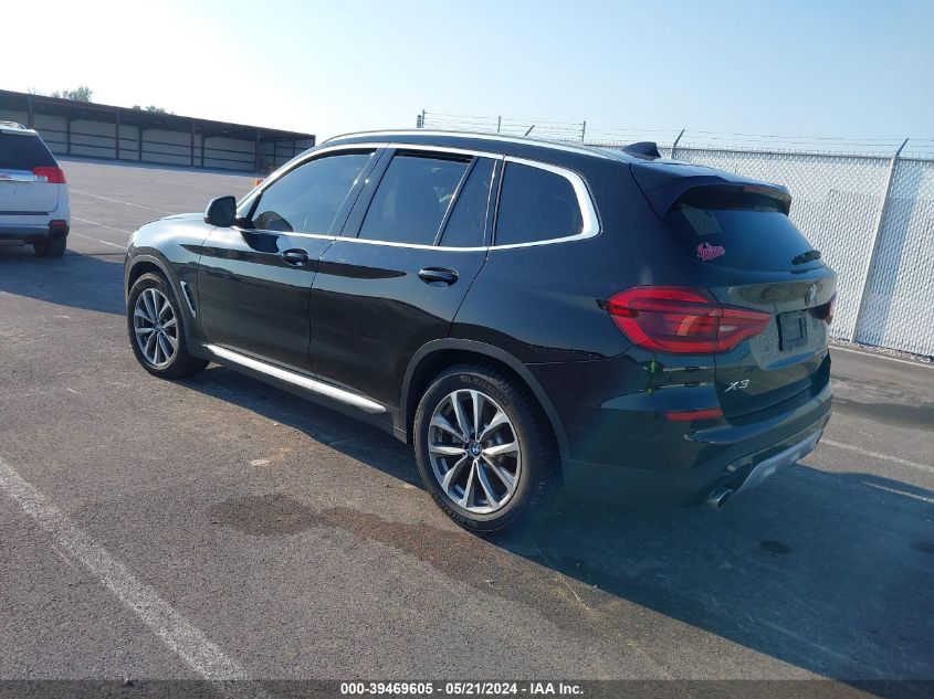 2018 BMW X3 xDrive30I VIN: 5UXTR9C59JLD68905 Lot: 39469605