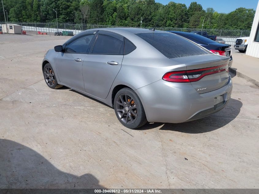 2016 Dodge Dart Se VIN: 1C3CDFAA9GD555631 Lot: 40375645