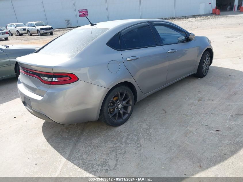 2016 Dodge Dart Se VIN: 1C3CDFAA9GD555631 Lot: 40375645