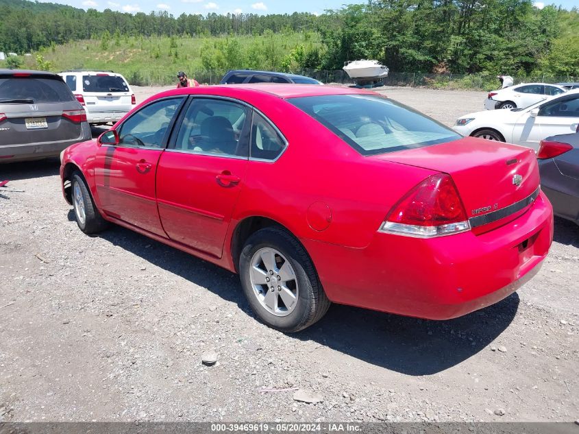 2008 Chevrolet Impala Lt VIN: 2G1WT55N189219787 Lot: 39469619