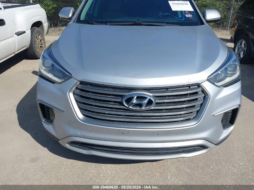 2017 Hyundai Santa Fe Se VIN: KM8SMDHF9HU224820 Lot: 39469620