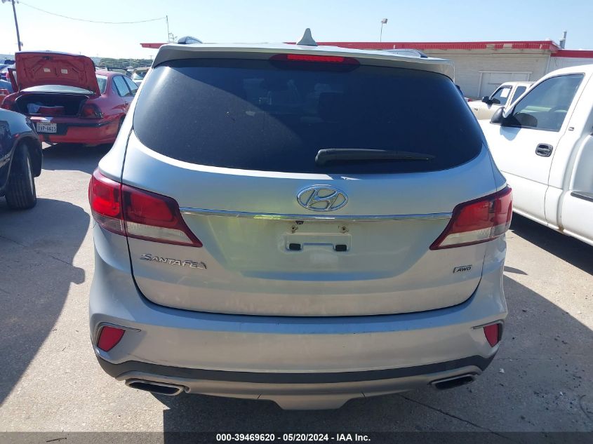 2017 Hyundai Santa Fe Se VIN: KM8SMDHF9HU224820 Lot: 39469620