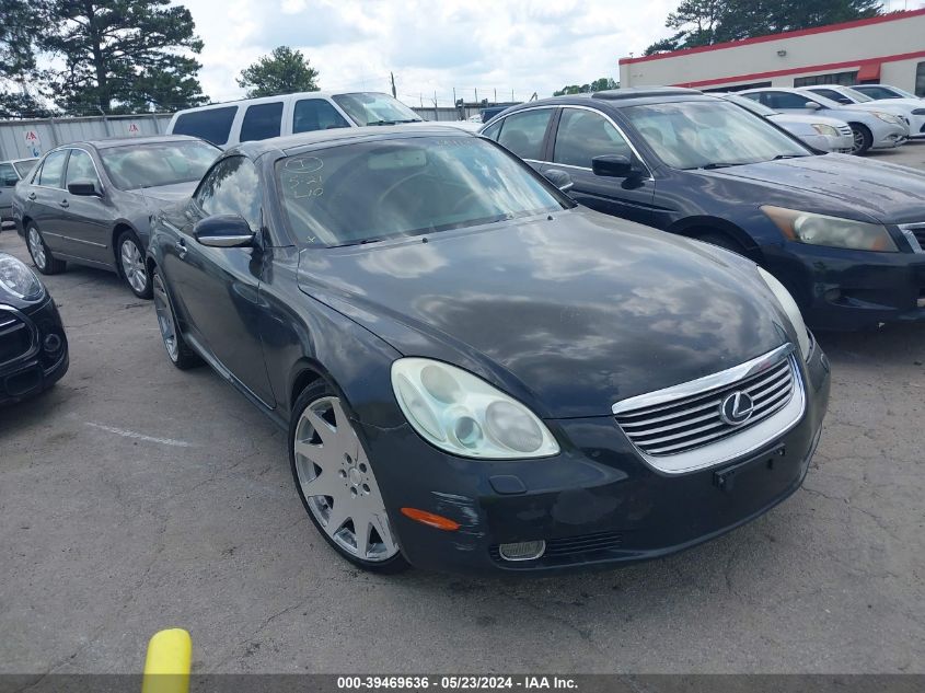 2002 Lexus Sc 430 VIN: JTHFN48Y720002262 Lot: 39469636