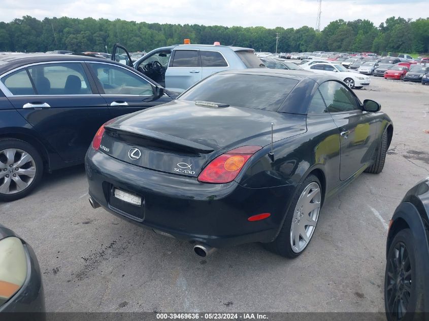 2002 Lexus Sc 430 VIN: JTHFN48Y720002262 Lot: 39469636