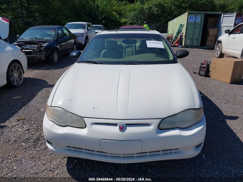 2001 Chevrolet Monte Carlo Ss VIN: 2G1WX15K419302929 Lot: 39469644