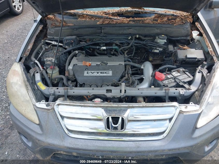 2005 Honda Cr-V Se VIN: SHSRD78935U338520 Lot: 39469649